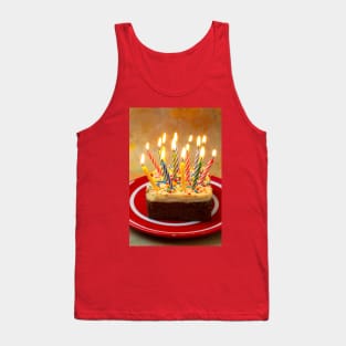 Make A Wish Birthday Cake Tank Top